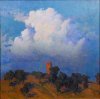1916 - La nube (Tramonto umbro)